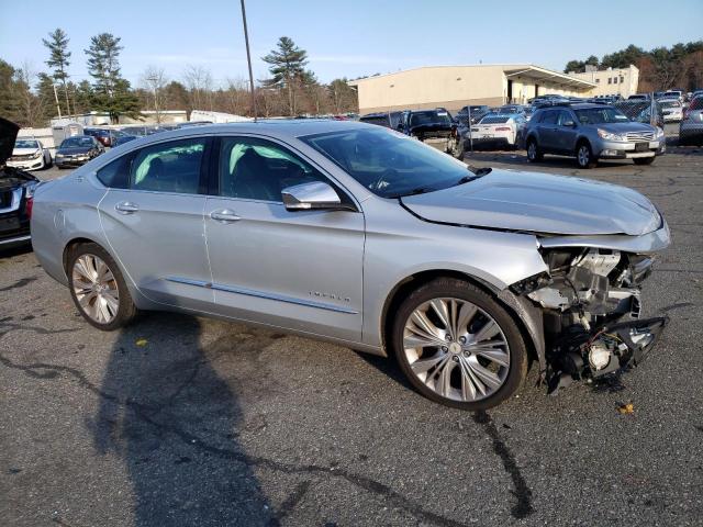 2G1165S37F9217558 - 2015 CHEVROLET IMPALA LTZ SILVER photo 4