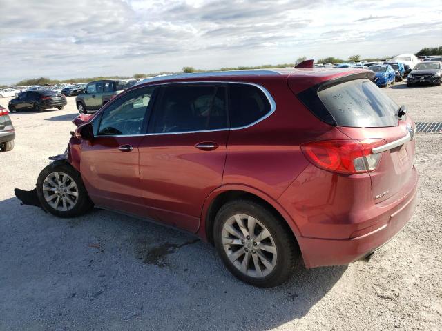 LRBFXBSA9HD049398 - 2017 BUICK ENVISION ESSENCE MAROON photo 2