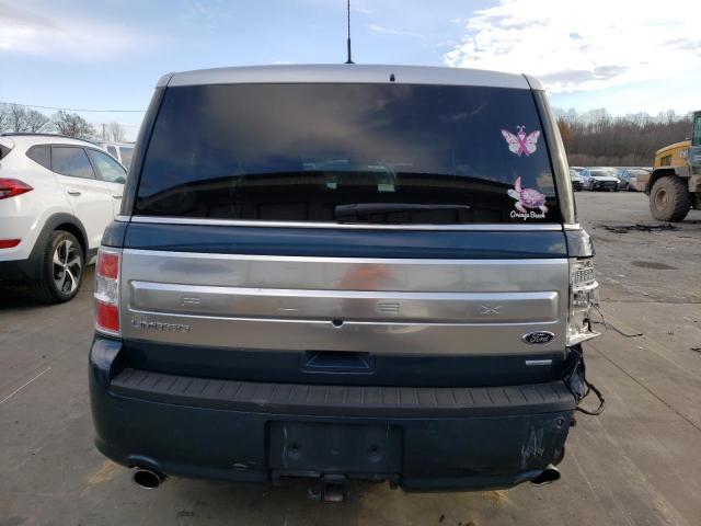 2FMHK6DT3GBA21823 - 2016 FORD FLEX LIMITED BLUE photo 6