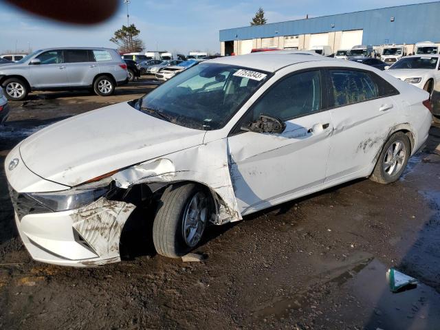 5NPLL4AG1MH037879 - 2021 HYUNDAI ELANTRA SE WHITE photo 1