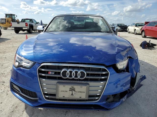 WAUVGAFH7FN013910 - 2015 AUDI S5 PRESTIGE BLUE photo 5