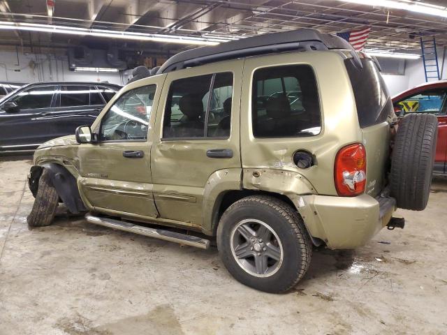 1J8GL38K63W616700 - 2003 JEEP LIBERTY RENEGADE GREEN photo 2