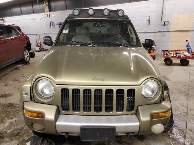 1J8GL38K63W616700 - 2003 JEEP LIBERTY RENEGADE GREEN photo 5