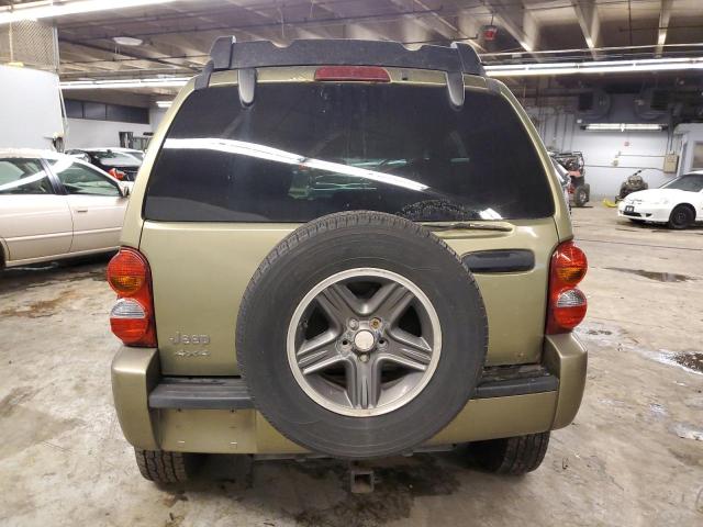 1J8GL38K63W616700 - 2003 JEEP LIBERTY RENEGADE GREEN photo 6