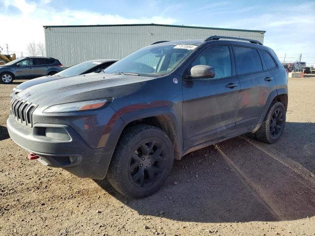 1C4PJMBS0FW740526 - 2015 JEEP CHEROKEE TRAILHAWK GRAY photo 1