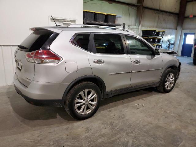 KNMAT2MV9FP528701 - 2015 NISSAN ROGUE S SILVER photo 3