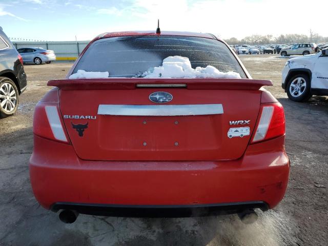 JF1GE74628G509037 - 2008 SUBARU IMPREZA WRX RED photo 6