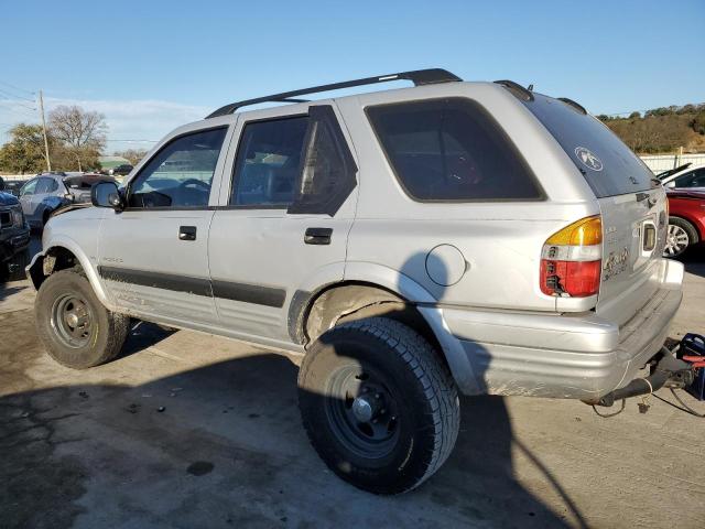 4S2CM58W7W4323393 - 1998 ISUZU RODEO S SILVER photo 2