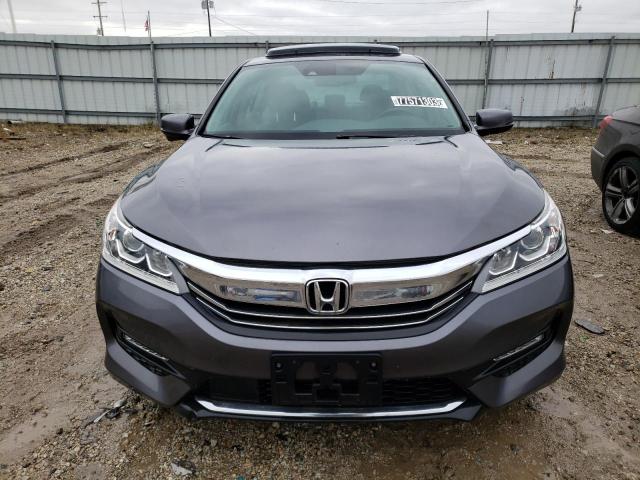 1HGCR3F09GA019339 - 2016 HONDA ACCORD EXL GRAY photo 5