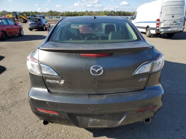 JM1BL1W67B1475398 - 2011 MAZDA MAZDA3 S GRAY photo 6