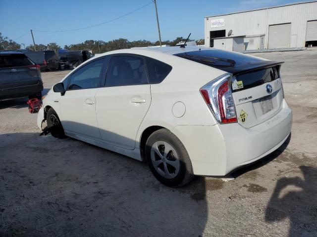 JTDKN3DU3F1992419 - 2015 TOYOTA PRIUS WHITE photo 2