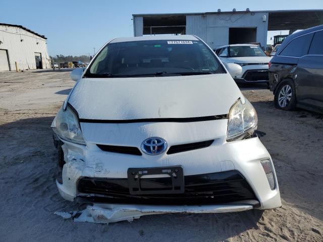 JTDKN3DU3F1992419 - 2015 TOYOTA PRIUS WHITE photo 5