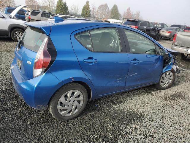 JTDKDTB3XF1579796 - 2015 TOYOTA PRIUS C BLUE photo 3