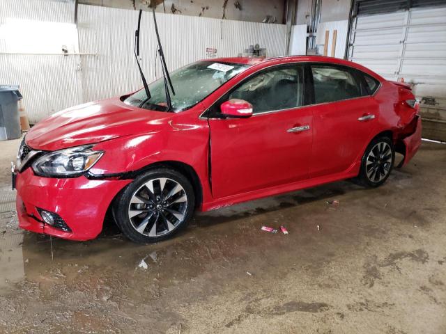 3N1AB7AP4KY331808 - 2019 NISSAN SENTRA S RED photo 1