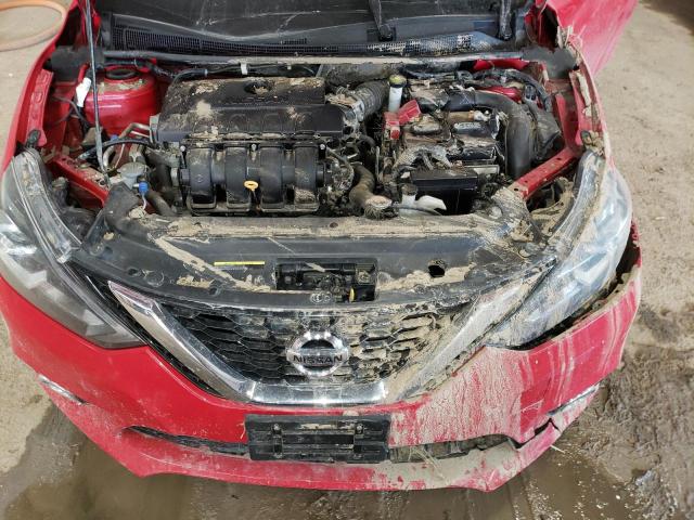 3N1AB7AP4KY331808 - 2019 NISSAN SENTRA S RED photo 11