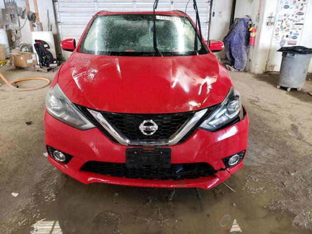 3N1AB7AP4KY331808 - 2019 NISSAN SENTRA S RED photo 5