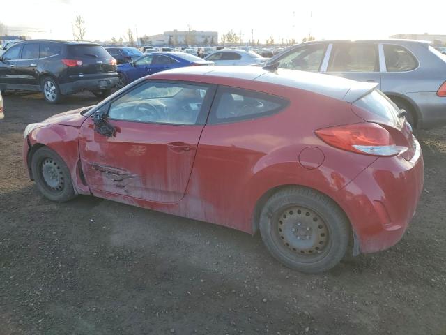 KMHTC6AD8CU073828 - 2012 HYUNDAI VELOSTER RED photo 2