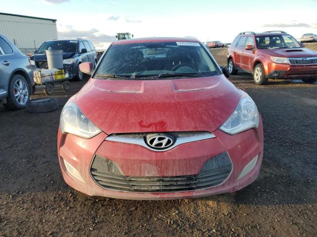 KMHTC6AD8CU073828 - 2012 HYUNDAI VELOSTER RED photo 5