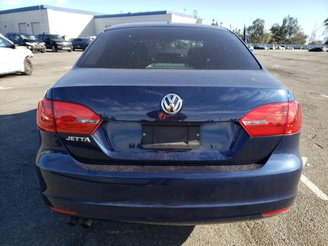 3VW2K7AJ6EM406322 - 2014 VOLKSWAGEN JETTA BASE BLUE photo 6