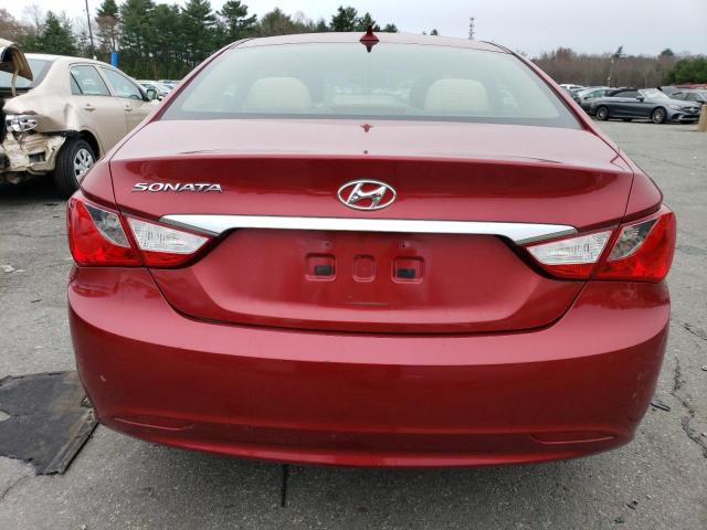 5NPEB4AC5DH632145 - 2013 HYUNDAI SONATA GLS RED photo 6