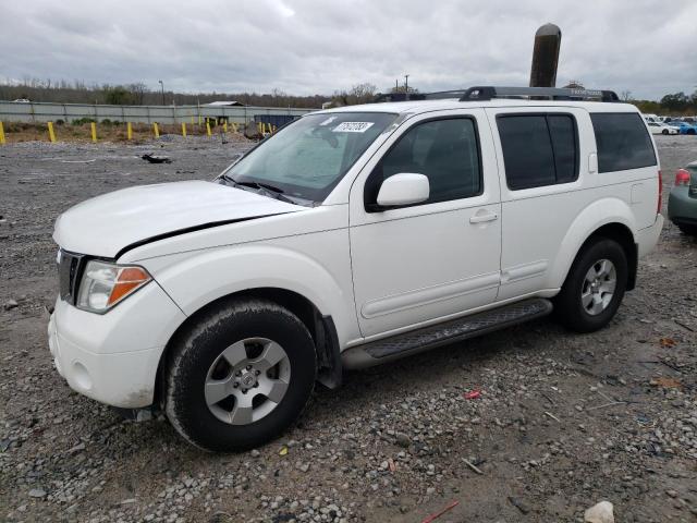 5N1AR18U57C618491 - 2007 NISSAN PATHFINDER LE WHITE photo 1
