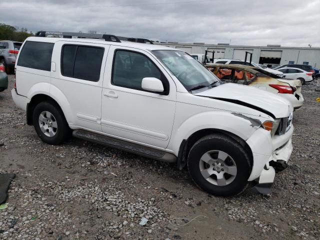 5N1AR18U57C618491 - 2007 NISSAN PATHFINDER LE WHITE photo 4