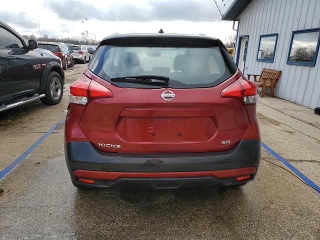 3N1CP5CU6KL561767 - 2019 NISSAN KICKS S MAROON photo 6