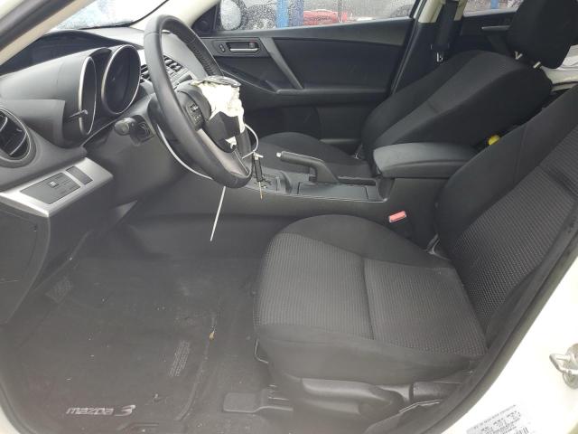 JM1BL1V71C1694837 - 2012 MAZDA 3 I WHITE photo 7