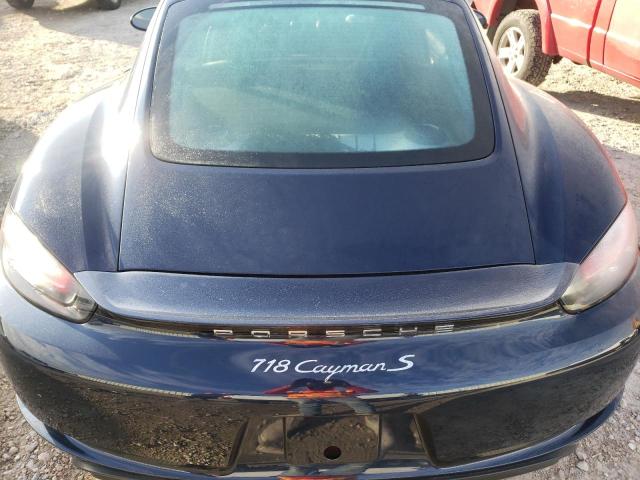 WP0AB2A81LS275075 - 2020 PORSCHE CAYMAN S BLUE photo 10