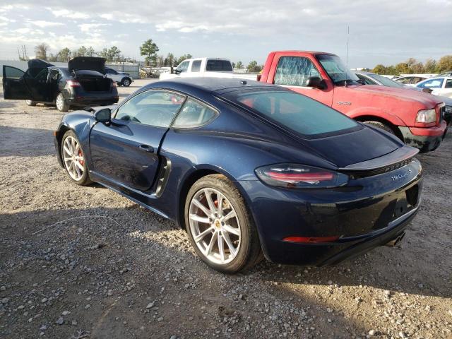 WP0AB2A81LS275075 - 2020 PORSCHE CAYMAN S BLUE photo 2