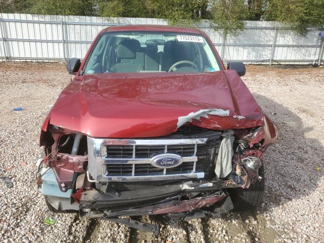 1FMCU0C74CKB13562 - 2012 FORD ESCAPE XLS BURGUNDY photo 5