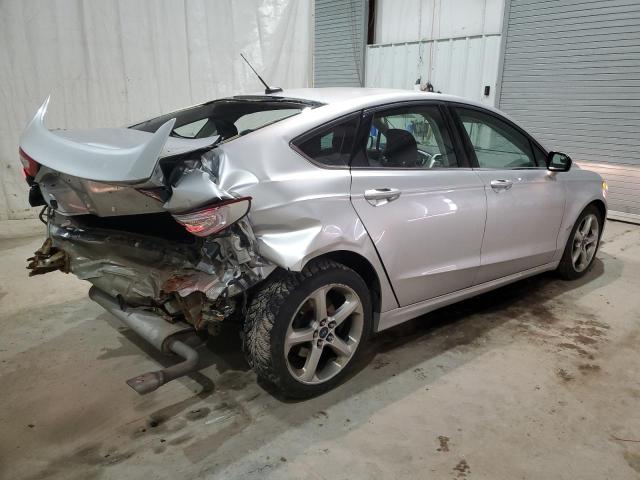 3FA6P0H72FR101174 - 2015 FORD FUSION SE SILVER photo 3