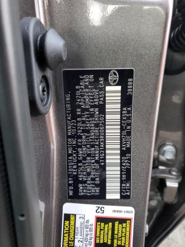 4T1G31AK9RU067502 - 2024 TOYOTA CAMRY SE NIGHT SHADE GRAY photo 12