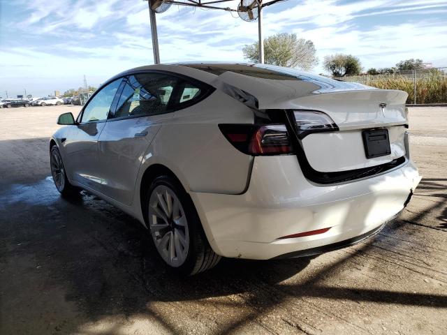 5YJ3E1EAXPF428756 - 2023 TESLA MODEL 3 WHITE photo 2