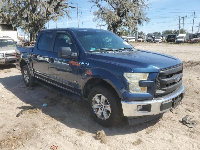 1FTEW1CP8HFA23621 - 2017 FORD F150 SUPERCREW BLUE photo 4