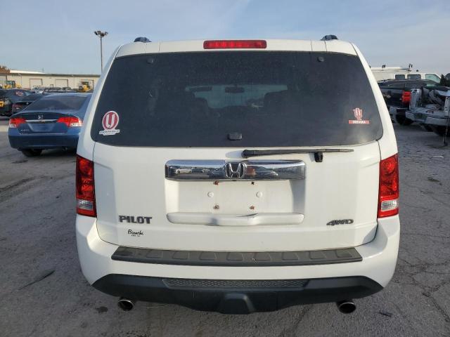 5FNYF4H57DB020536 - 2013 HONDA PILOT EXL WHITE photo 6