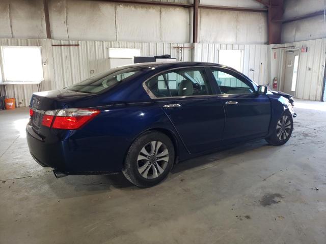 1HGCR2F36FA004395 - 2015 HONDA ACCORD LX BLUE photo 3