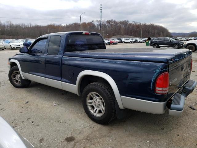 1D7HL42X33S266560 - 2003 DODGE DAKOTA SLT BLUE photo 2