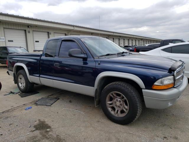 1D7HL42X33S266560 - 2003 DODGE DAKOTA SLT BLUE photo 4