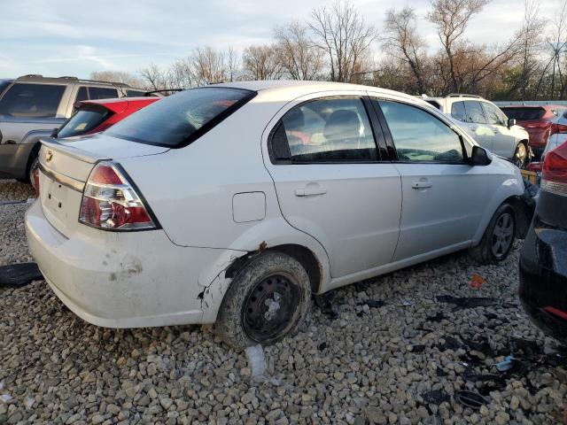 KL1TD5DE9AB074535 - 2010 CHEVROLET AVEO LS WHITE photo 3