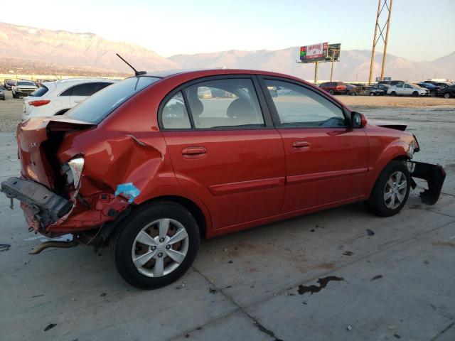 KNADH4A39A6643131 - 2010 KIA RIO LX RED photo 3