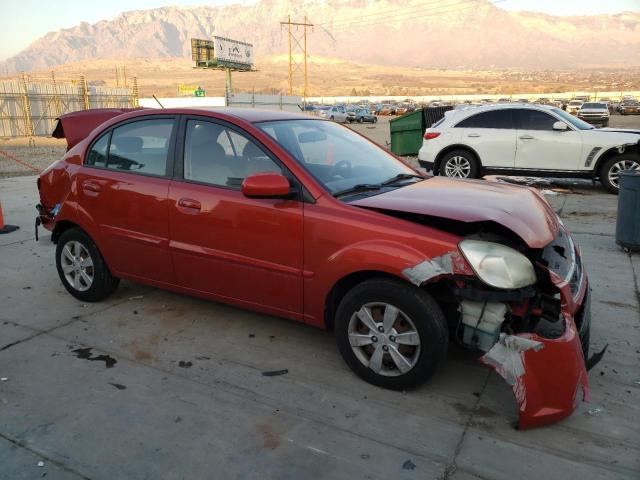 KNADH4A39A6643131 - 2010 KIA RIO LX RED photo 4