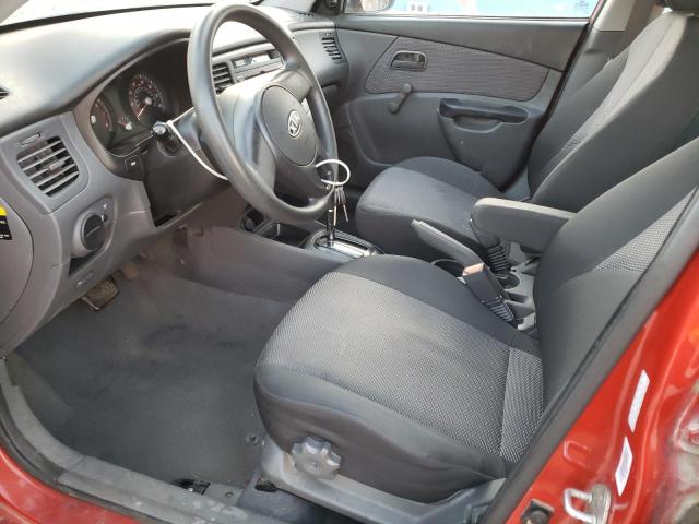 KNADH4A39A6643131 - 2010 KIA RIO LX RED photo 7