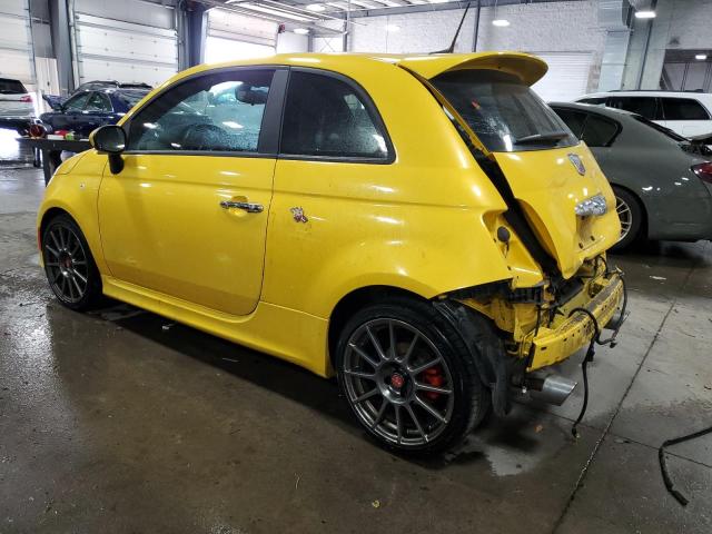 3C3CFFFH3HT548038 - 2017 FIAT 500 ABARTH YELLOW photo 2