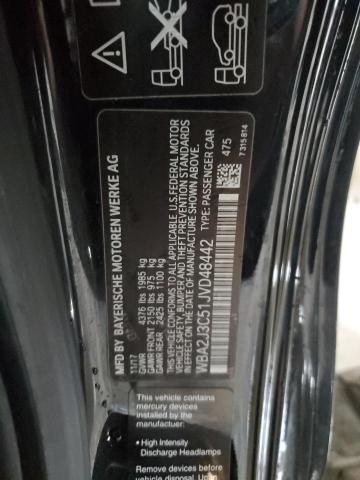 WBA2J3C51JVD48442 - 2018 BMW 230XI BLACK photo 12