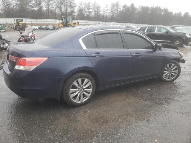 1HGCP2F84CA038073 - 2012 HONDA ACCORD EXL BLUE photo 3