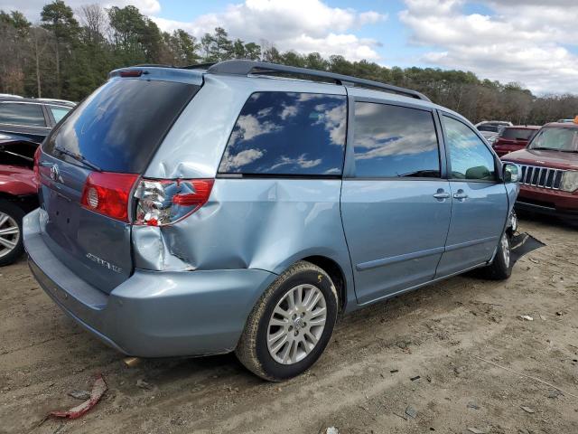 5TDYK4CC8AS333409 - 2010 TOYOTA SIENNA XLE BLUE photo 3