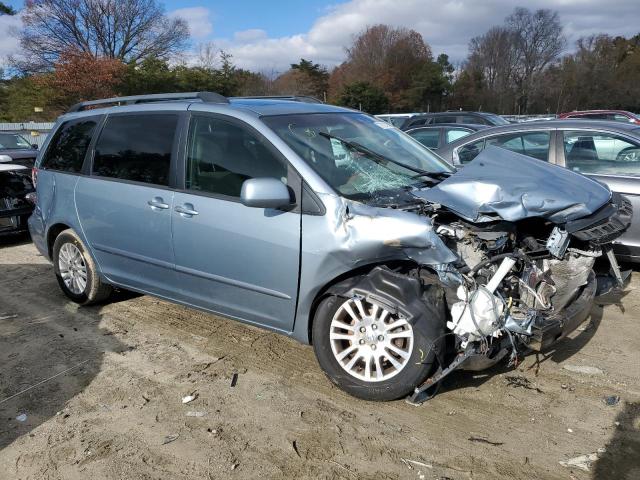 5TDYK4CC8AS333409 - 2010 TOYOTA SIENNA XLE BLUE photo 4