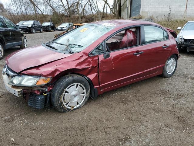 2HGFA16418H023755 - 2008 HONDA CIVIC DX-G BURGUNDY photo 1