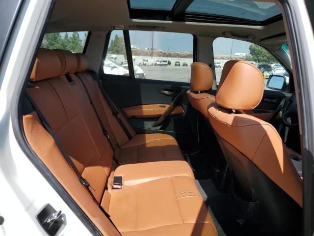 WBXPA93426WG90652 - 2006 BMW X3 3.0I WHITE photo 10